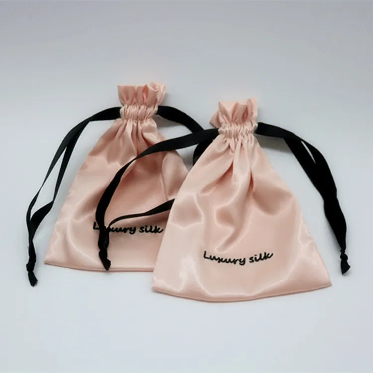 Шелковые подарочные пакеты с лентой 10 шт. | Украшения и аксессуары