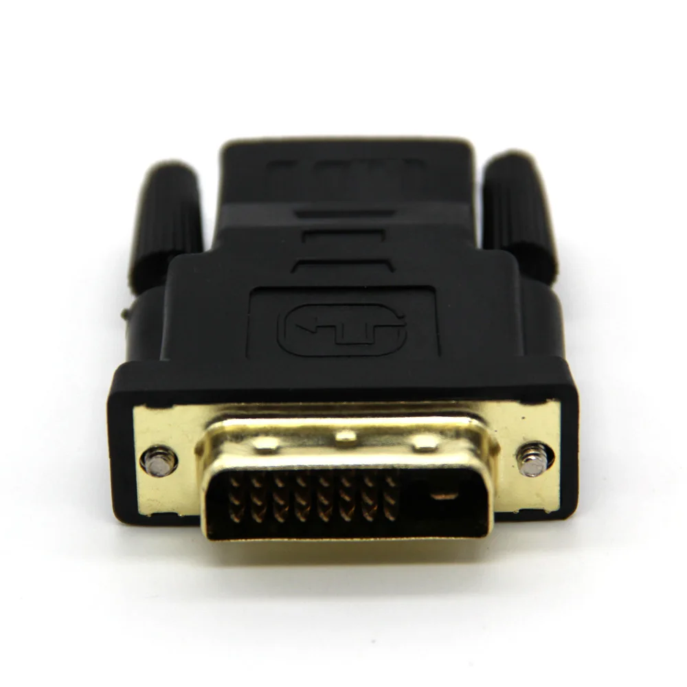 Преобразователь DVI 24 + 1 в HDMI-совместимый с позолоченным штекером на гнездо 1080P HDTV