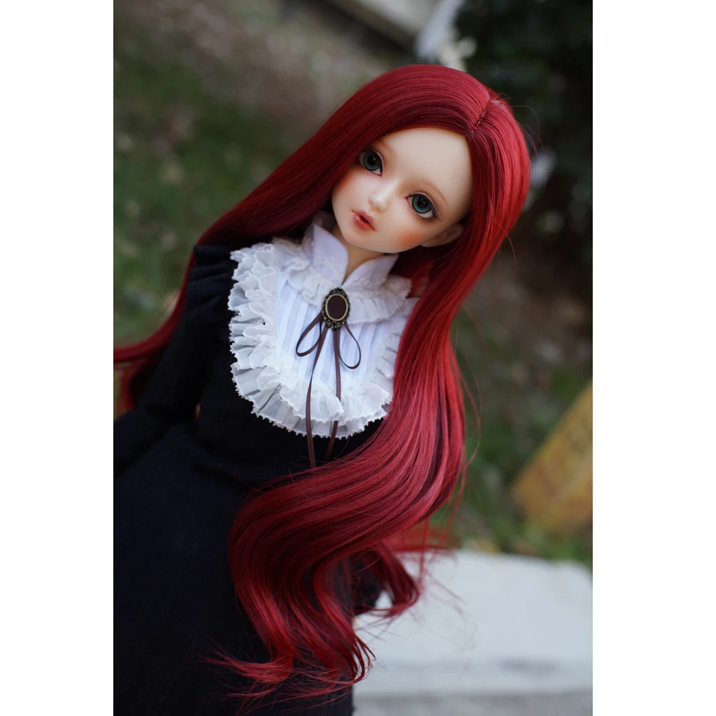 

Стильные волнистые парики, длинные вьющиеся волосы для 1/3 BJD SD Dollfie, сделай сам