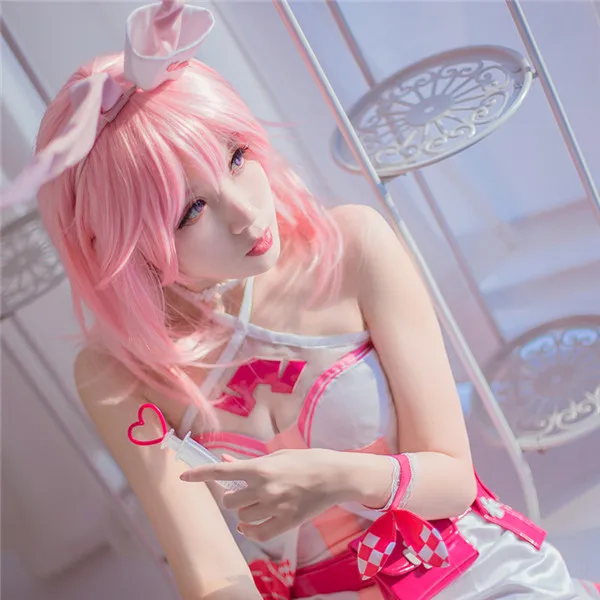 2020 Anime HONGKAI IMPACT 3 cosplay costume Cos Nurse suit Sexy women Outfit Full sets A | Cosplay Costumes