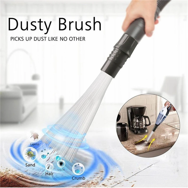 Vacuum Duster Cleaner Brush Pro Cleaner Universal Dust Brush Tubes Attachment Dust Remover Cleaning Tools for daddy Keyboard pet