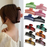 women big hair claws hair accessories fashion elegant solid color hair clips for girls korean simple acrylic hairpins headwear