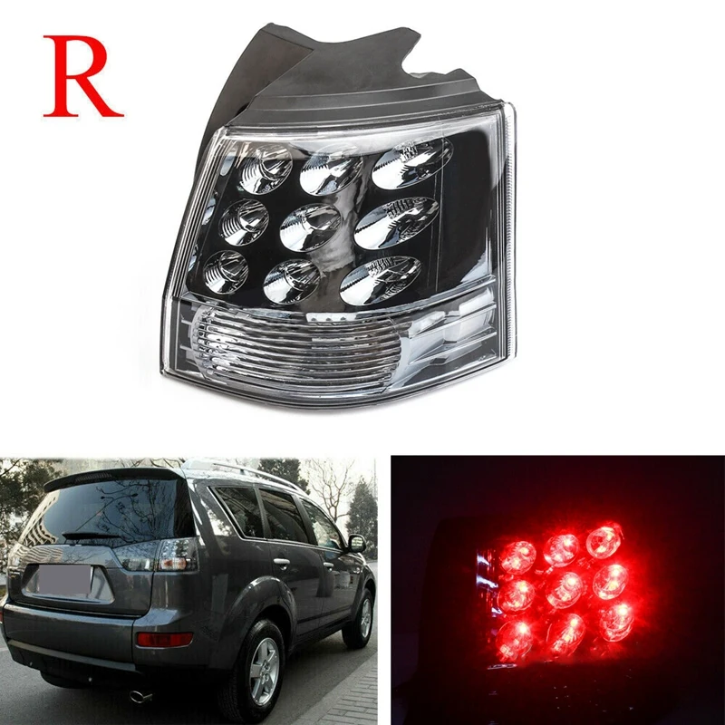 

Автомобильный правый задний светодиодный задний фонарь, внешний стоп-сигнал для Mitsubishi Outlander Ex 2007-2013