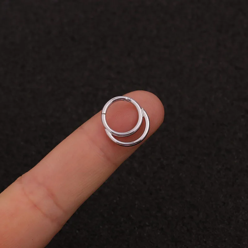 1 шт. модные круглые серьги из нержавеющей стали золотого и черного цвета для