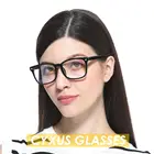 Cyxus анти голубой свет компьютерные очки для анти глаз глазного напряжения обновления рамки для женщин-8282