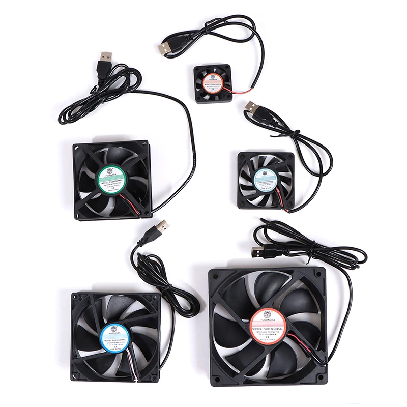 

DC 5V USB Brushless Sleeve Bearing Fen Computer PC Silent Cooler Cooling Fan Suitable For Computer PC CPU Case Cooling Fan