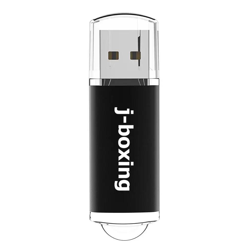 Черный J-бокс, мультиколор, USB флеш-накопитель, 64 ГБ, 32 ГБ, 16 ГБ, 8 ГБ, 4 Гб, флешка, USB 2,0, карта памяти, Jump Drive, флешка для компьютера Mac - Цвет: Черный