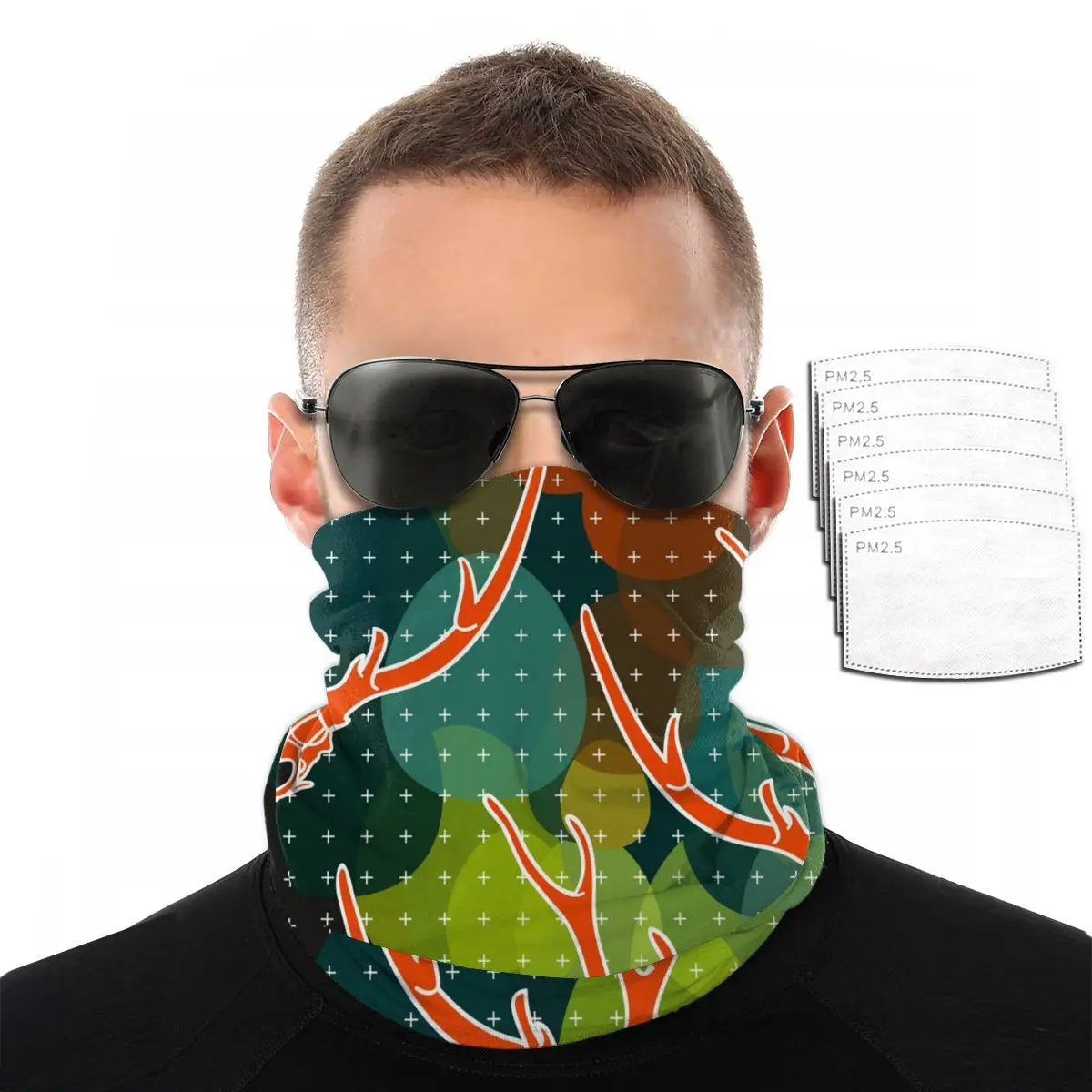 

2020 Polyester Bandana Magic Neckerchief Men's Scarf Crosses And Sugar Skull Versatility Caps Cycling Elastic snood