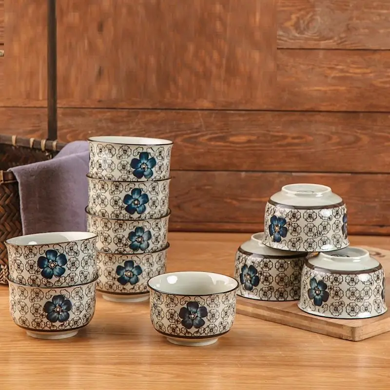 

Vajilla Ice Cream Snack Porcelain Plate Set Dondurma Kasesi Ramen Noodles Kitchen Dining Bar Soup Dinnerware Ceramic Bowl