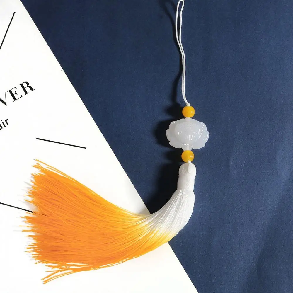 Gradient Tassel 26cm Fashion Charm Jewelry Pendant Chinese Style Long Silk DIY Handmade Craft Ornaments Accessories | Украшения и