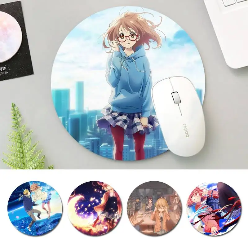 

Elegant Beyond the Boundary office Mat Round Size Rubber Mouse Pad Gaming Player Desktop Pad Computer Laptop Mouse Pad