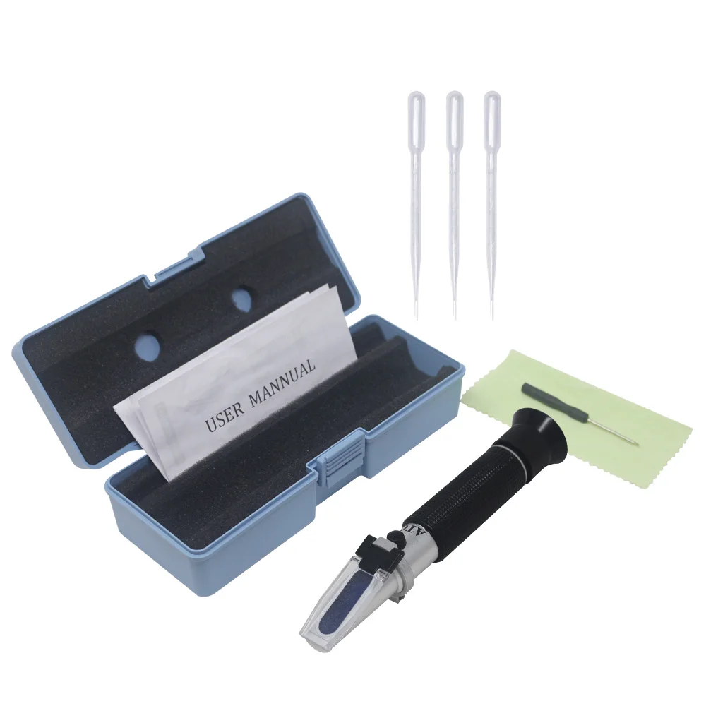 Ручной спиртовой рефрактометр 0-80% ATC тестер для спирта Портативный ликера или