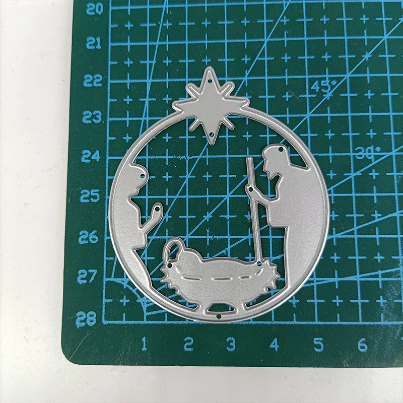 

Металлические Вырубные штампы с изображением Иисуса ребенка своими руками фотоальбом тиснение фотоальбом Декор 2021 Пробойный шаблон