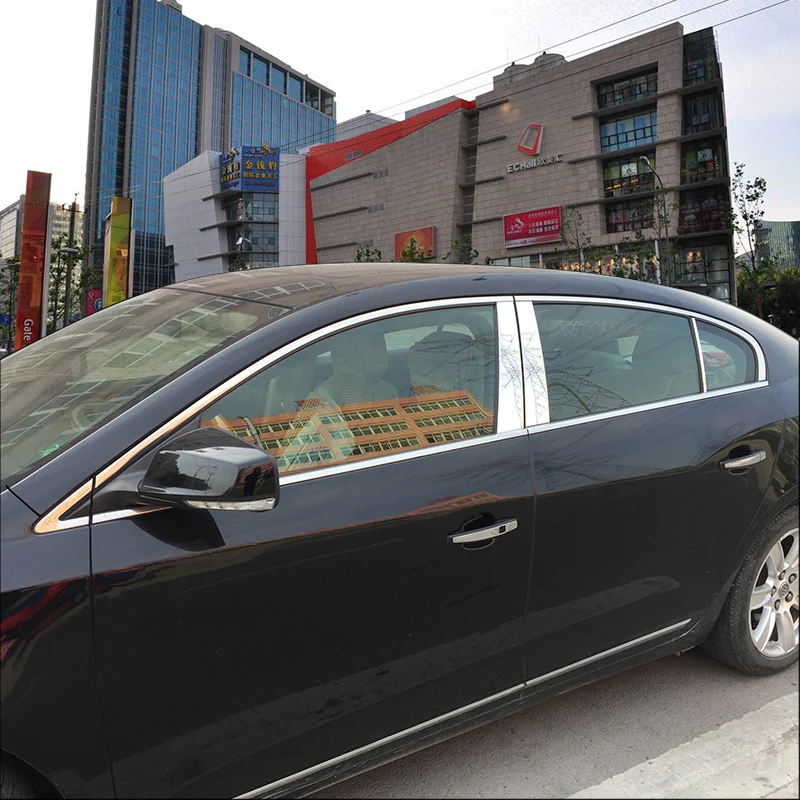 

Отделка окна автомобиля из нержавеющей стали для buick LaCrosse 2005-2009 2010 2011 2012 2013 2014 2015 2016 привлекательный альфеон