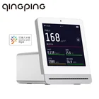 Датчик воздуха Qingping, детектор воздуха с сенсорным IPS экраном, с мобильным сенсорным управлением, с приложением Mijia Pm2.5, для помещений и улицы