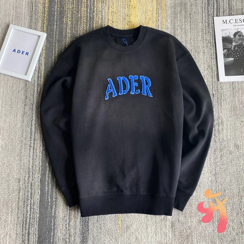 

Oversize Adererror T-shirts Men's Women's High Quality Denim Patch Washed Do Old Short Sleeve Adererror Fashion Casual Tshirt