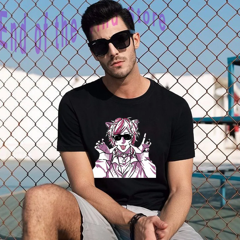 

Funny Yarichin B Club T-shirt Unisex Harajuku Aesthetic Y2k Kpop Graphics T-shirt Women Vogue Anime 100% Cotton Shirt Female/Man