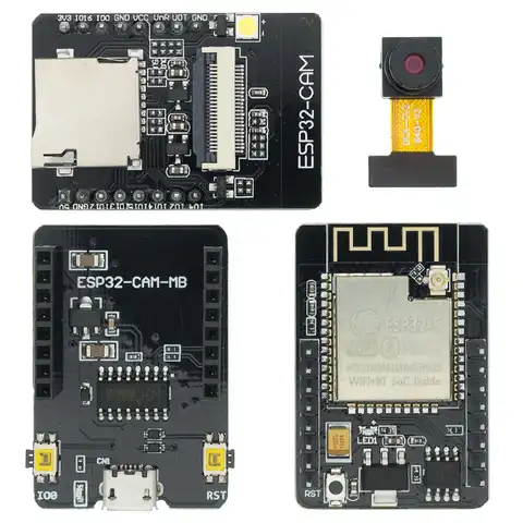 Модуль камеры Micro USB CH340G ESP32-CAM-MB/ESP32-CAM OV2640 с антенной, плата Wi-Fi Bluetooth для IOT/системы умного дома