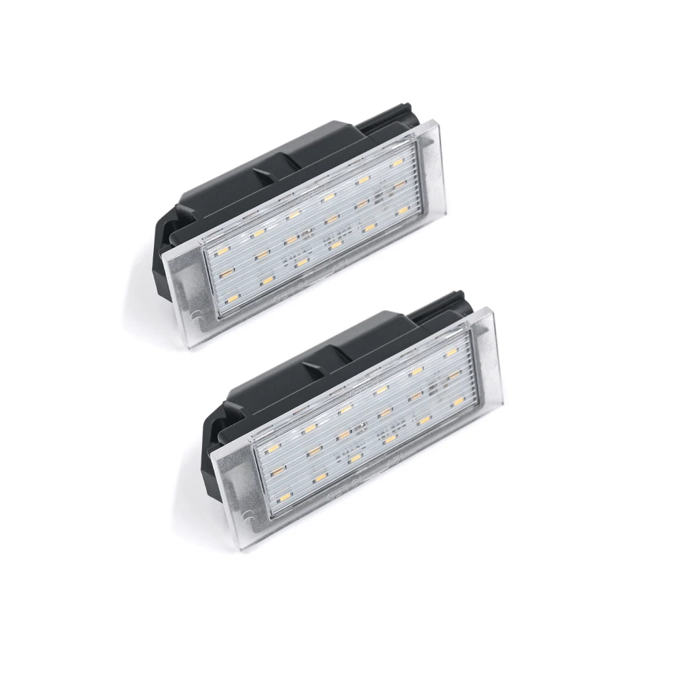 Фото Светодиодный светильник номерного знака для Renault Vel Satis Clio Kadjar Kangoo Espace Laguna Megane Twingo Wind Traffic Master №2