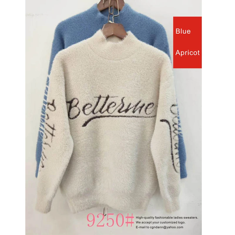 

Женский свитер с длинным рукавом, с круглым вырезом