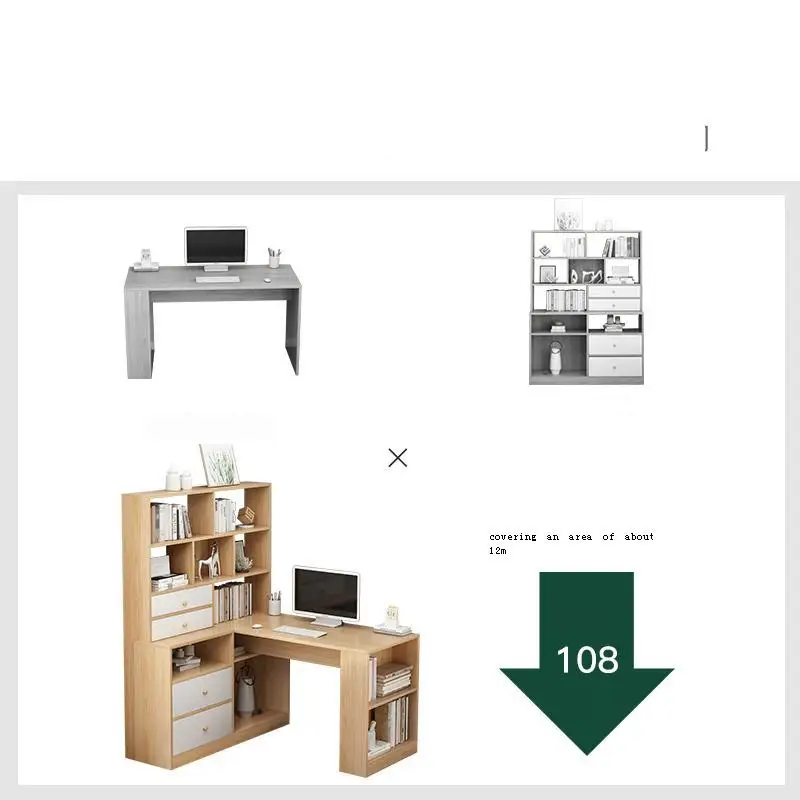 

Study Computer Tavolo Mesa Escritorio Office Lap Bed Tray Standing Desk Tablo Laptop Stand Bedside Table With Bookshelf