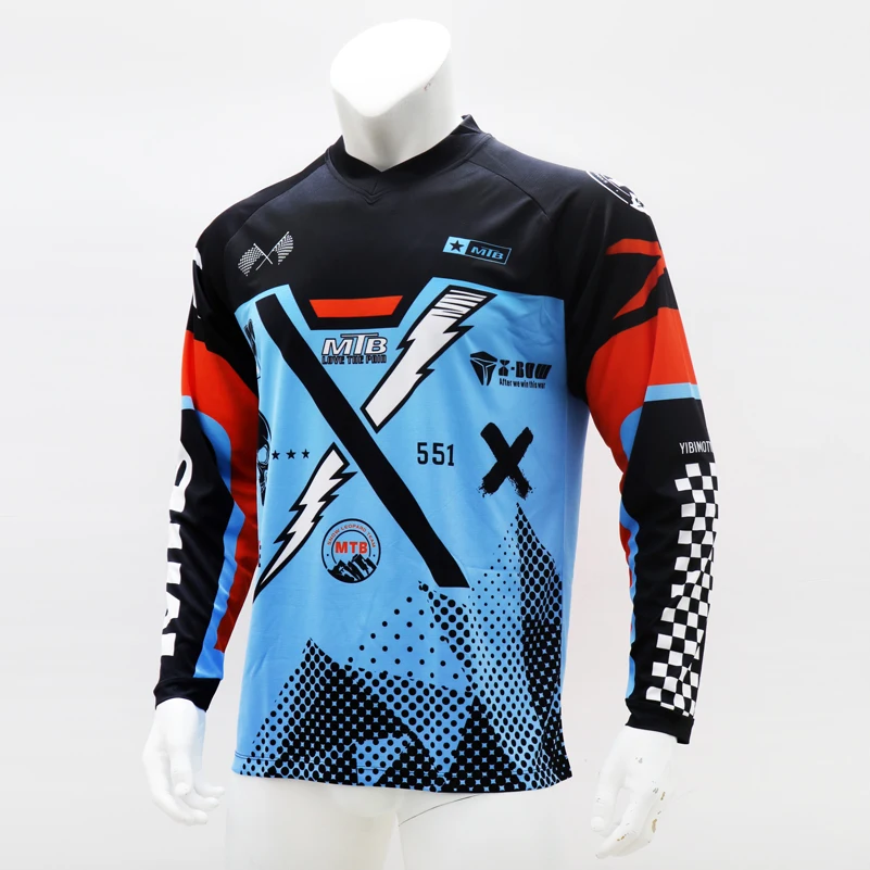YBM Горные Джерси для мотокросса мужская MTB футболка Seven Motorcycle MX Racing Велоспорт DH