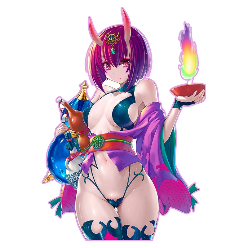 

D216 # Anime Cartoon Cute Girl Self-adhesive Car Sticker Vinyl Decal Waterproof for Motorcycle Bumper Laptop Car Window Door