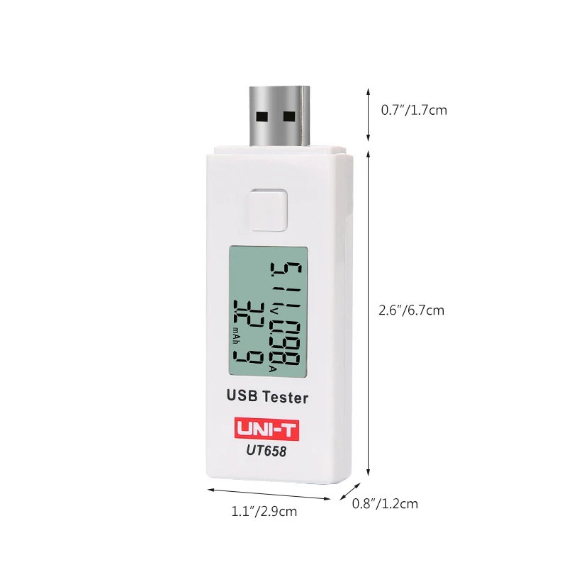 UT658 USB тестер цифровой вольтметр Амперметр U диск доктор Ток Напряжение банк
