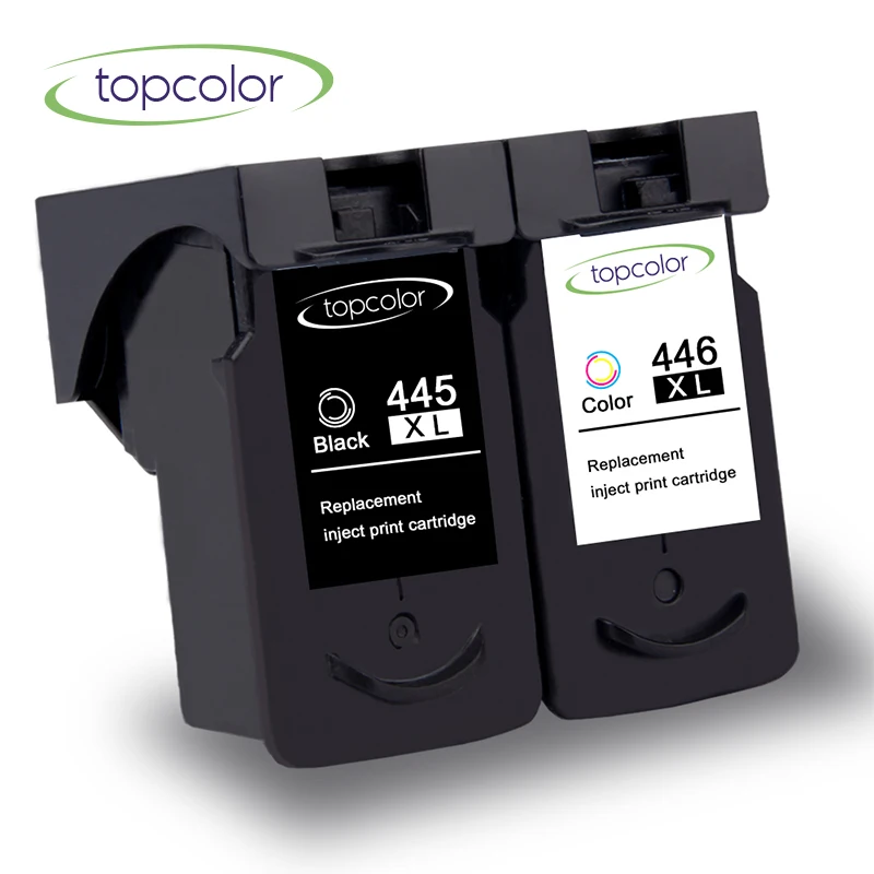 Topcolor чернильный картридж подходит для Canon 445 446 PG445 CL446 принтера принтерам Pixma MX494
