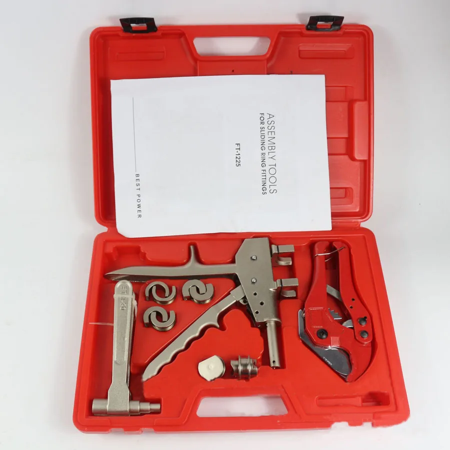 Pex Crimping Tool Pipe Fitting tool FT-1225 for connecting fittings and PVC pipe 12-20MM Pex Connecting Tool set