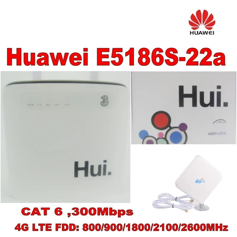 Оригинальный домашний роутер Huawei E5186 E5186s 22a 300 Мбит/с 4g lte беспроводной Wi Fi cpe cat 6 с
