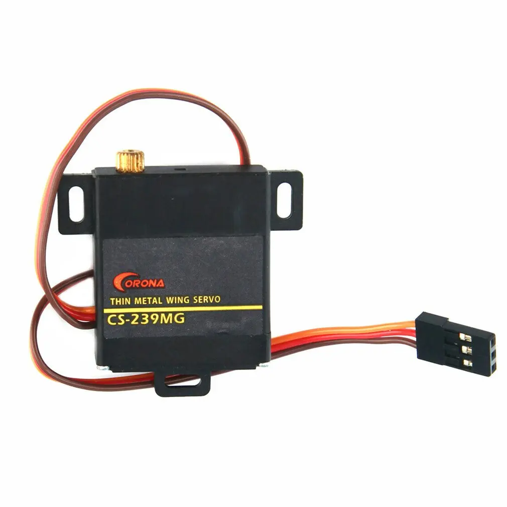 

Цифровой прочный мини-сервомотор Corona CS239MG для робота с дистанционным управлением, высокоточный подшипниковый сервопривод