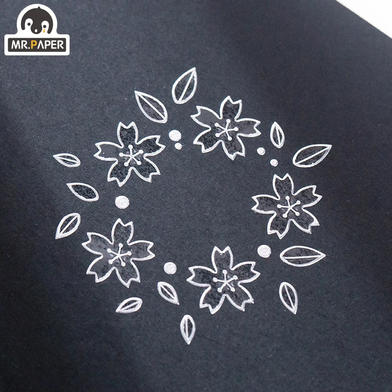 Mr Paper 8 Designs Ins Style Beidao Keepsake Series Bronzing Creative Handbook DIY Decorative Collage Material Sticker