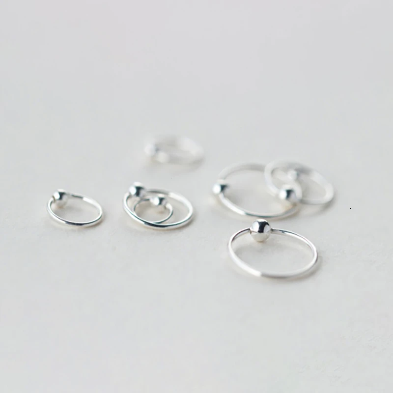2019 минималистичный пирсинг для пупка спиральный хряща Стерлинговое Серебро
