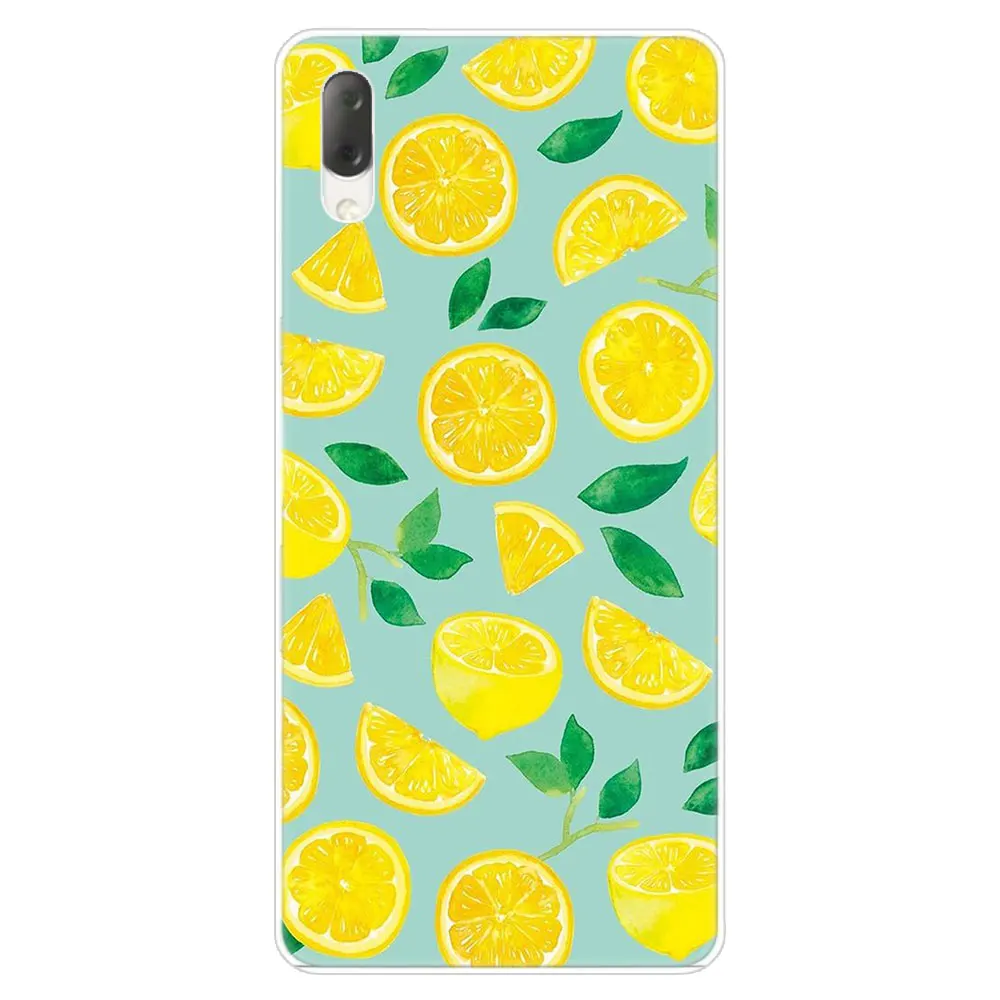 Фруктовый лимонный банановый жесткий чехол для Sony Xperia L1 L2 L3 X XA XA1 XA2 XA3 ультра 10 плюс E5 XZ XZ1 XZ2 компактный XZ3 XZ5 2 20 крышка