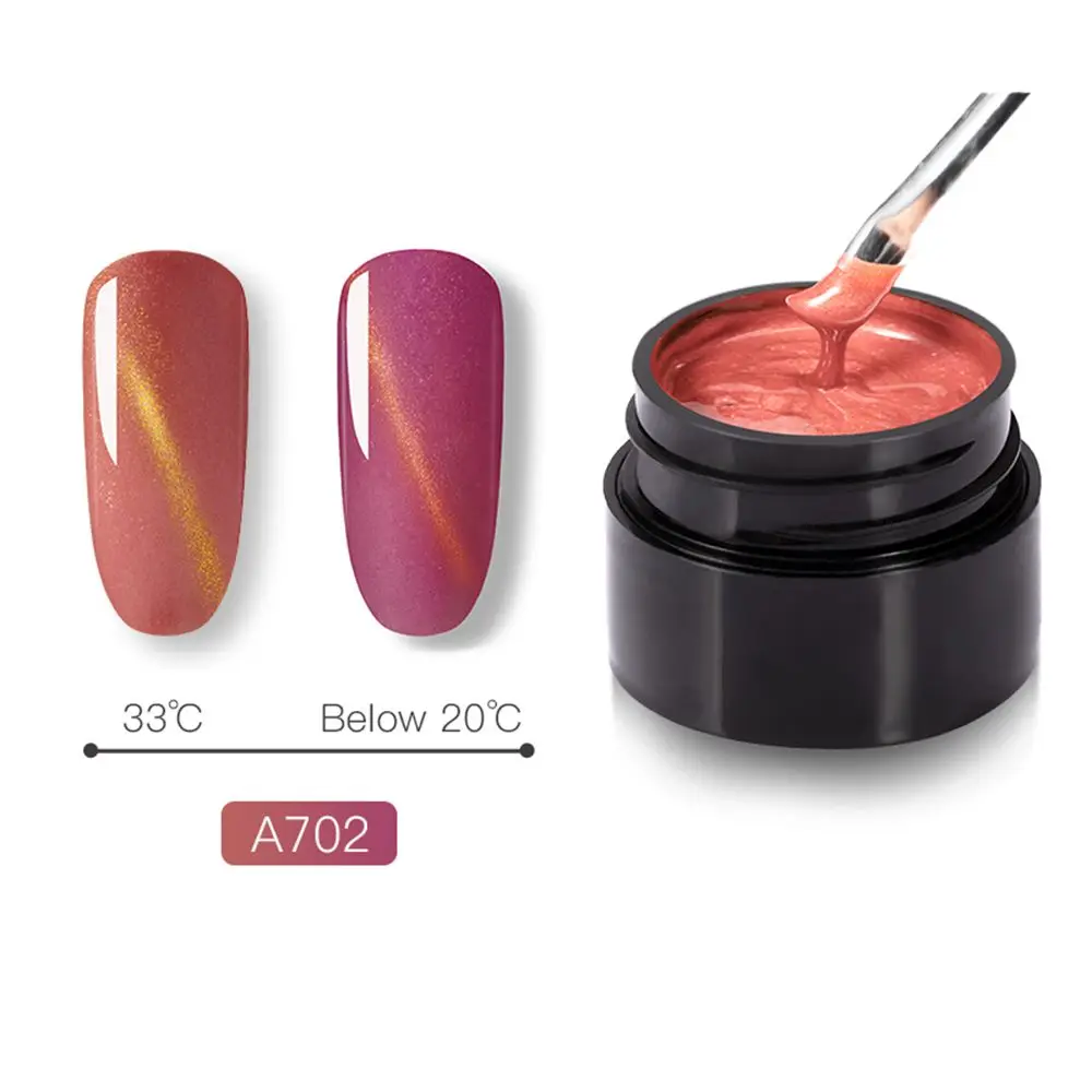 2 ROSALIND температурный сменный кошачий гель для глаз лак для ногтей Vernis Полупостоянный гель для ногтей Гибридный Varnis UV Гель-лак для маникюра инструмент - Цвет: 2