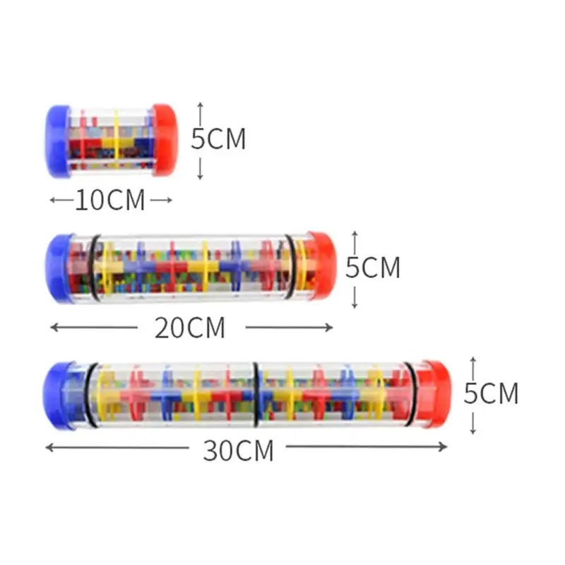 

Rainbow Children's Percussion Funny Rain Stick Musical Gift Kids Nstrument For Baby Toy Educational Drop Ship Toy Fun M5G4