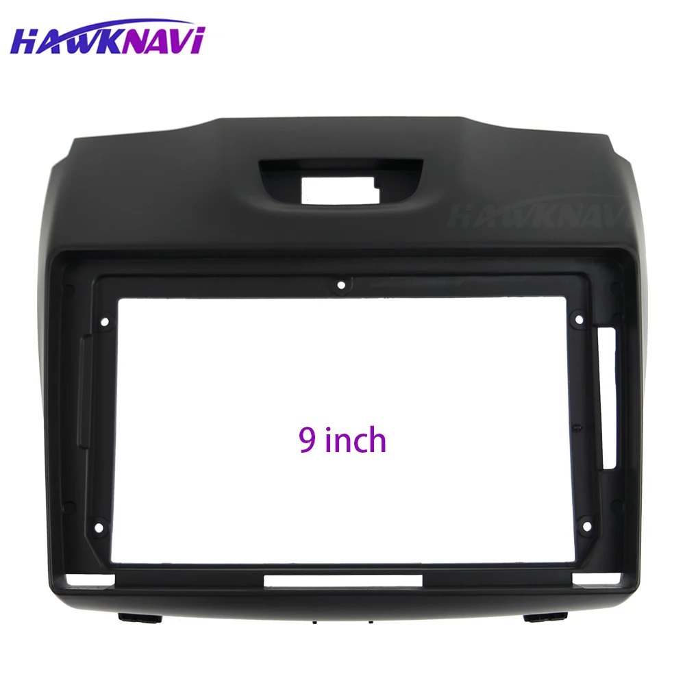 

9 Inch 2 Din Car Stereo Radio Fascia for ISUZU D MAX 2012 Large Screen Audio Dashboard Trim Kit Auto Headunit Refitting Frame