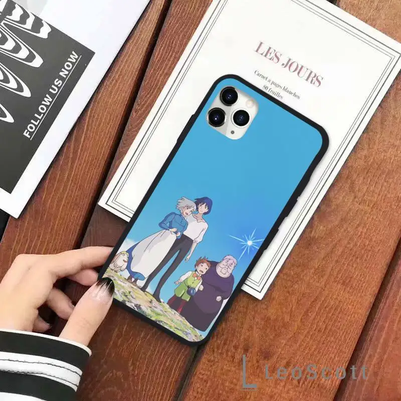 

Anime Harley's Moving Castle Phone Case for iPhone 11 12 pro XS MAX 8 7 6 6S Plus X 5S SE 2020 XR Soft silicone