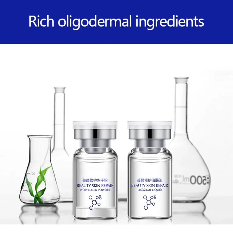 Face Serum Skin Repair Anti-Aging Lyophilized Powder Lysozyme Liquid Set Moisturizing Fade Wrinkles Firming | Красота и здоровье