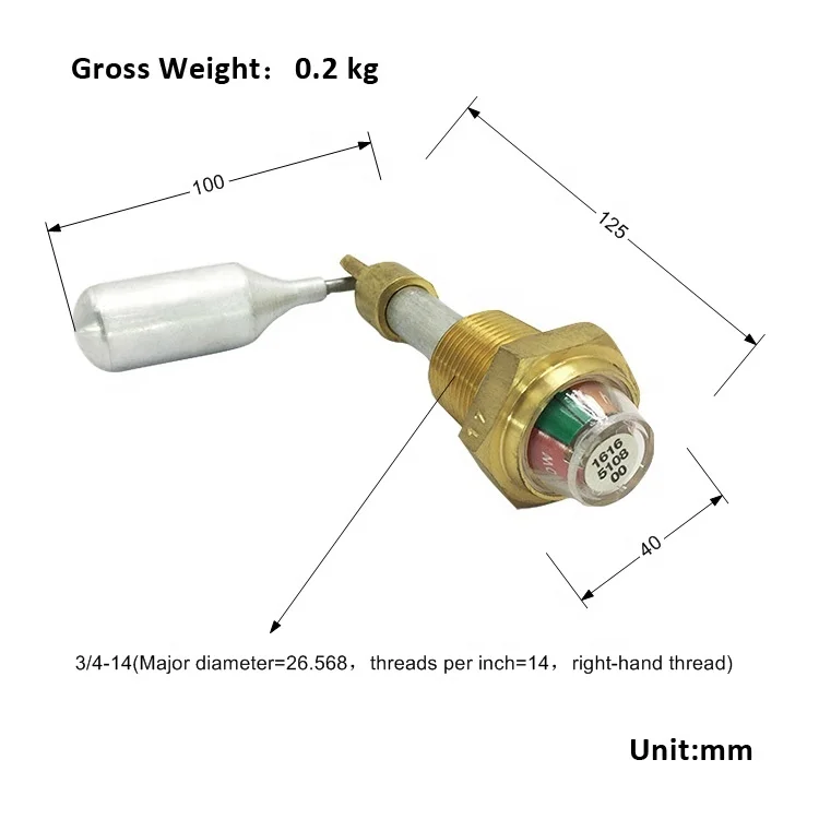 Измеритель уровня масла запасные части для воздушного компрессора Atlas copco 1616510800