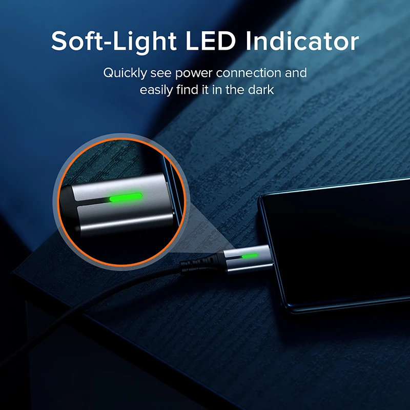 Кабель Micro USB INIU 2 м 3 А светодиодный быстрая зарядка зарядное устройство для