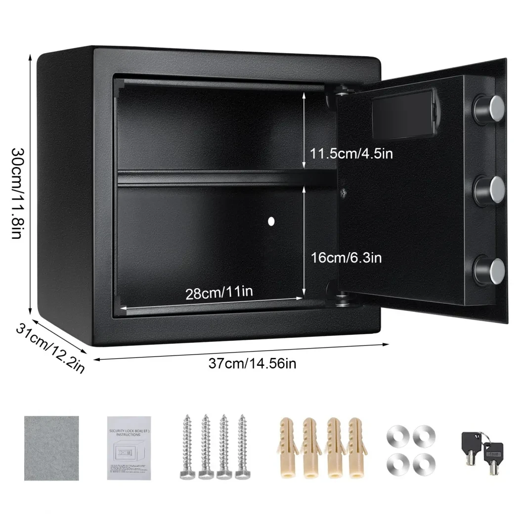 

1.0 Cubic Feet Slypnos Electronic Digital Security Safe Box