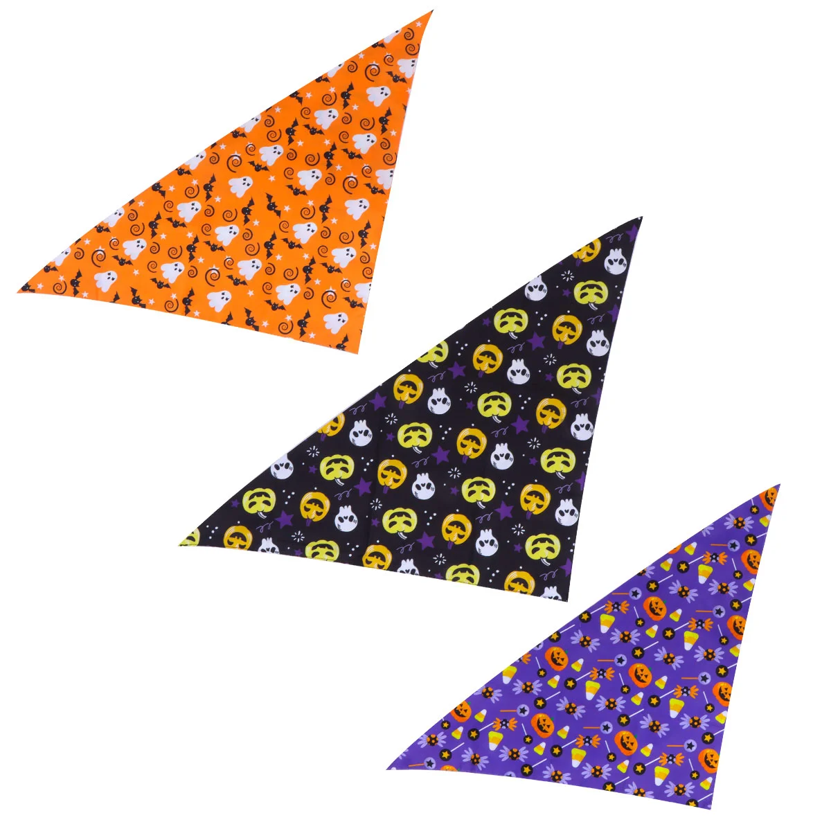 

3Pcs Pet Scarf Dog Cat Saliva Towel Pet Bib Pet Accessory Supplies