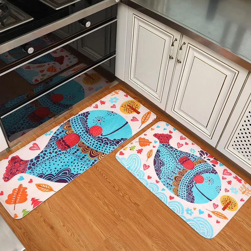 2 шт./компл. кухонные коврики для ванной комнаты Нескользящие Детские Коврики