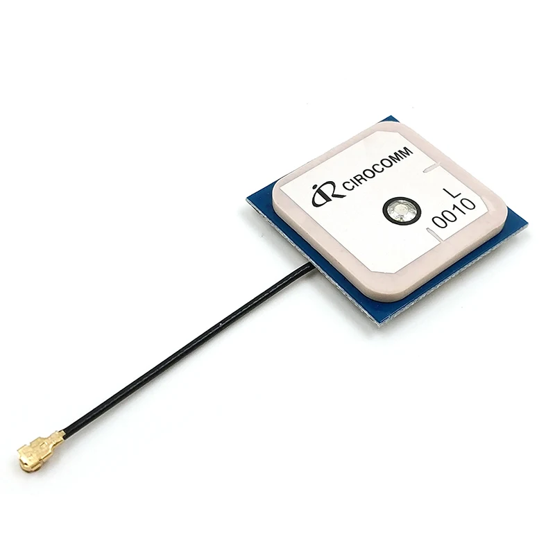 Двухрежимная антенна Cirocomm GPS GLONASS GNSS встроенная активная L1 band 32dbi gain разъем IPEX