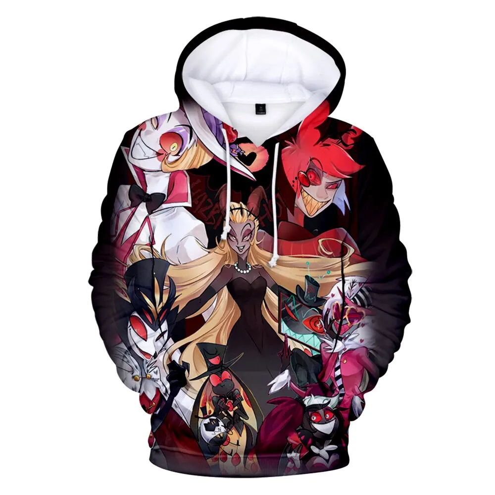 

Anime Helluva Boss Hoodies 3D Print Men Women Anime Cool Fashion Sweatshirts Harajuku Streetwear Pullovers Boy Girl Top Clothing