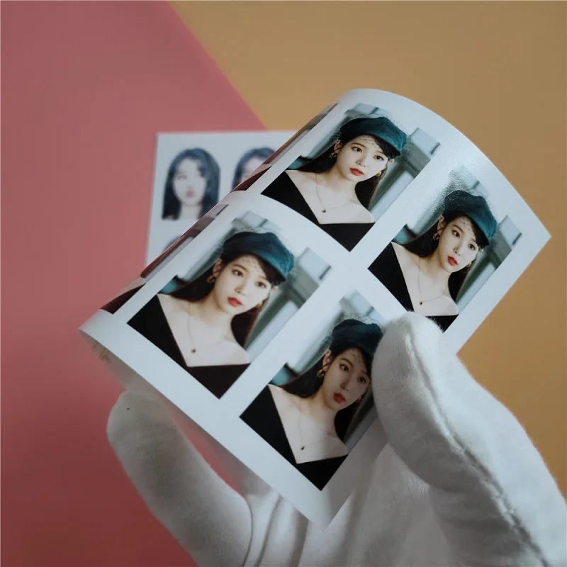 

KPOP IU ID Photo Around Love Poem, The Same Blueming Photo 1 Inch Photo Lee Ji Eun Lee Ji Eun Hot Sale