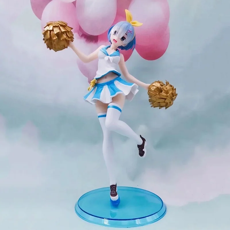 23 см Re: жизнь в другой мир от нуля Rem болельщик Ver. Фигурку аниме ПВХ Коллекционная