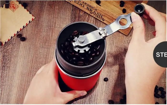 

All in one Stainless Steel Portable Coffee Grinder Coffee Mugs